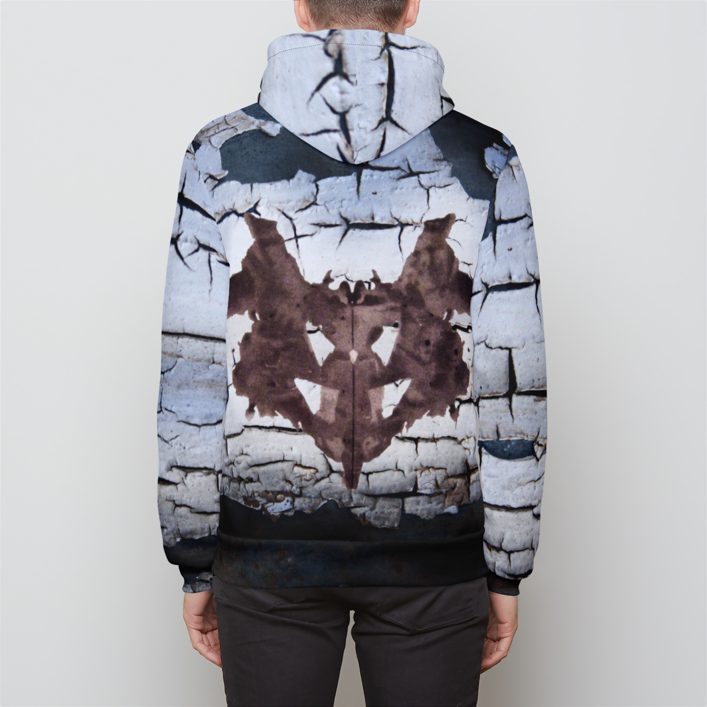 Rorschach Ink Blot 1 Unisex Zip Hoodie